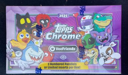 Sealed 2025 Topps Chrome VeeFriends Hobby Box