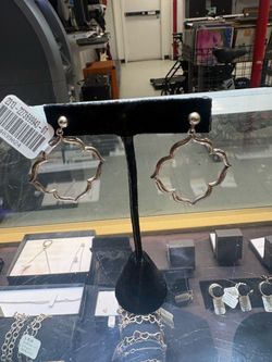 James Avery hoop earrings