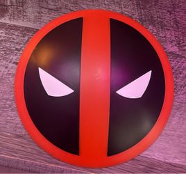 Light-up Deadpool sign!