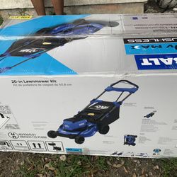 New Kobalt 40volt Bushless 20 Inch Push Mower Electric