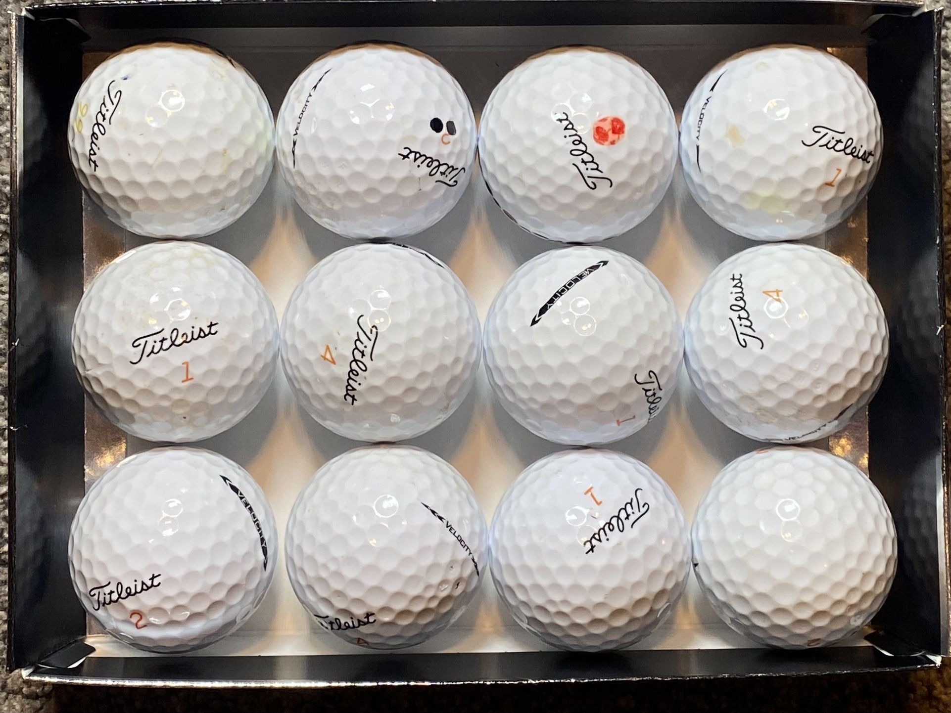4 Dozen 5A Titleist Velocity Golf Balls