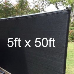 New in box $40 Privacy Fence 5x50ft Wall Cover for Garden Wall Yard, 3 colors