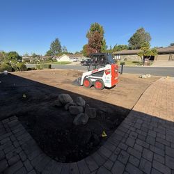 Excavating And Grading Dirt 