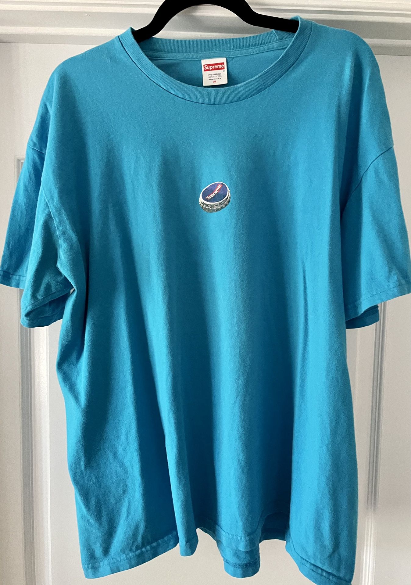 Supreme Bottle Top Blue T-shirt XL Pre Owned 