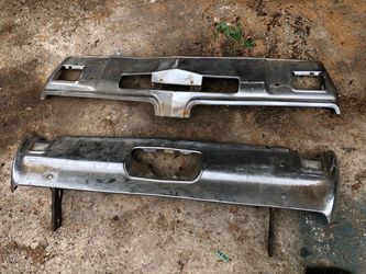 cutlass convertible bumpers for a 1969