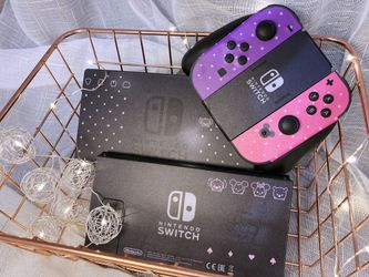 Nintendo Switch Skin Stickers - Purple & Pink