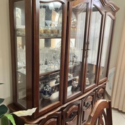 Dining Table & China Cabinet for Sale 