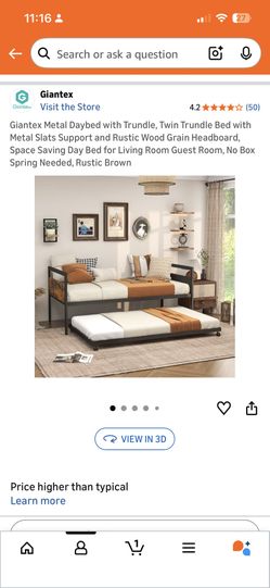 Twin bed trundle frame