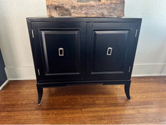 Black cabinet