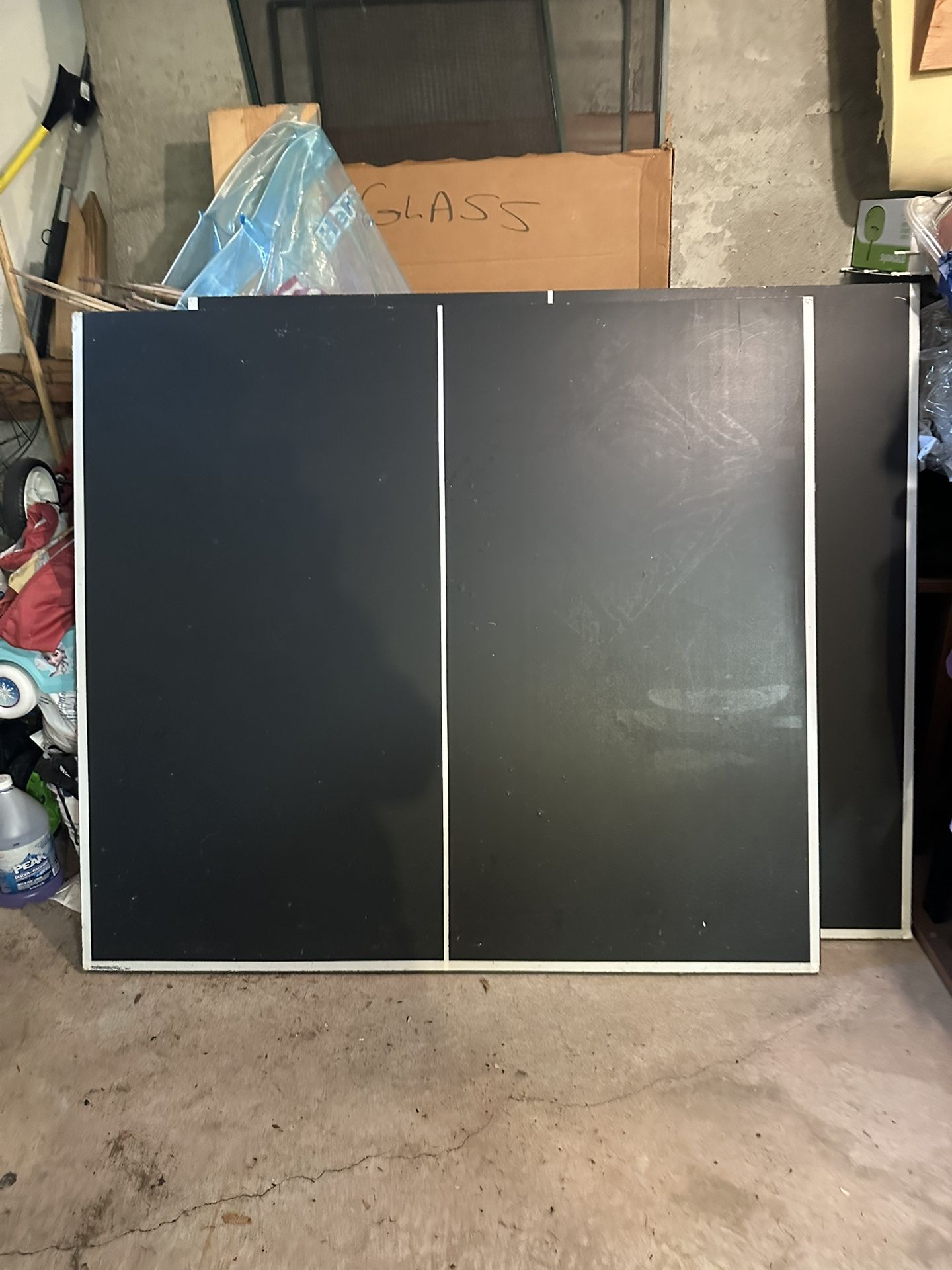 FREE ——PING PONG TABLE TOP (Was Used On Top Of A Pool Table) 