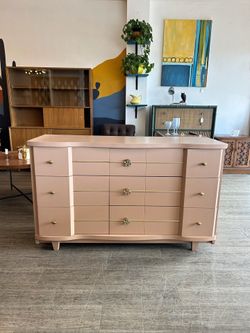 Amazing Pink Dresser & Upright!