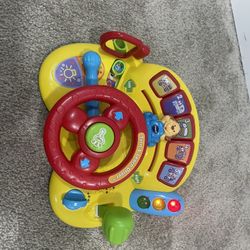 Vtech- Steering Wheel Toy, Turn And Learn