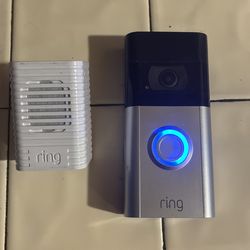 Ring doorbell with chime