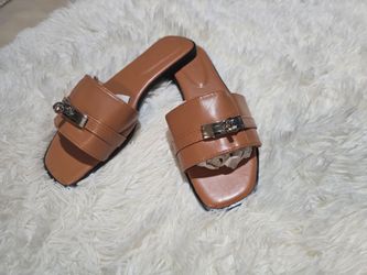 Women's Nude Slide Sandals Size 9 New