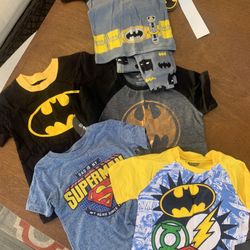 New Boys Toddler Size 2T Batman Shirt And Pajamas 
