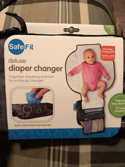 SafeFit Deluxe Diaper Changer New