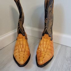 Size 7 MEN Alligator Boots