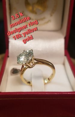 Designer Mosinite Engagement Ring