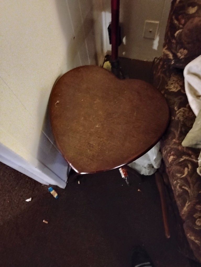 Antique Heart Table