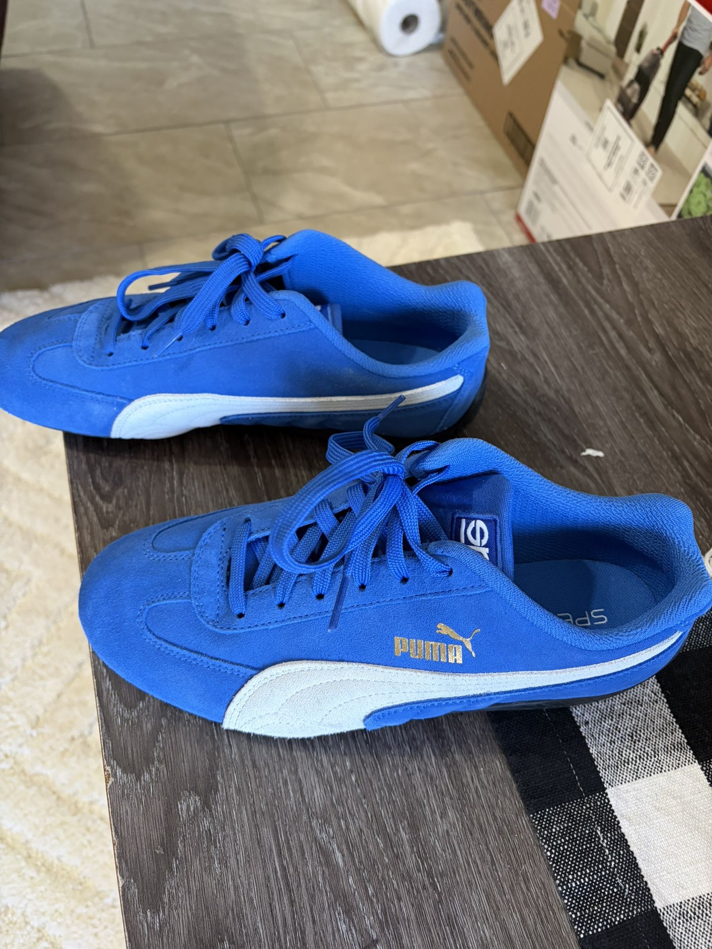 PUMA Mens X Sparco Speedcat Og Plus Lace Up Sneakers Shoes Casual - Blue Men’s Size 8