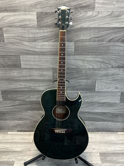Ibanez JX70TDB1201 Transparent Dark Blue Acoustic-Electric Guitar (A1D018390)