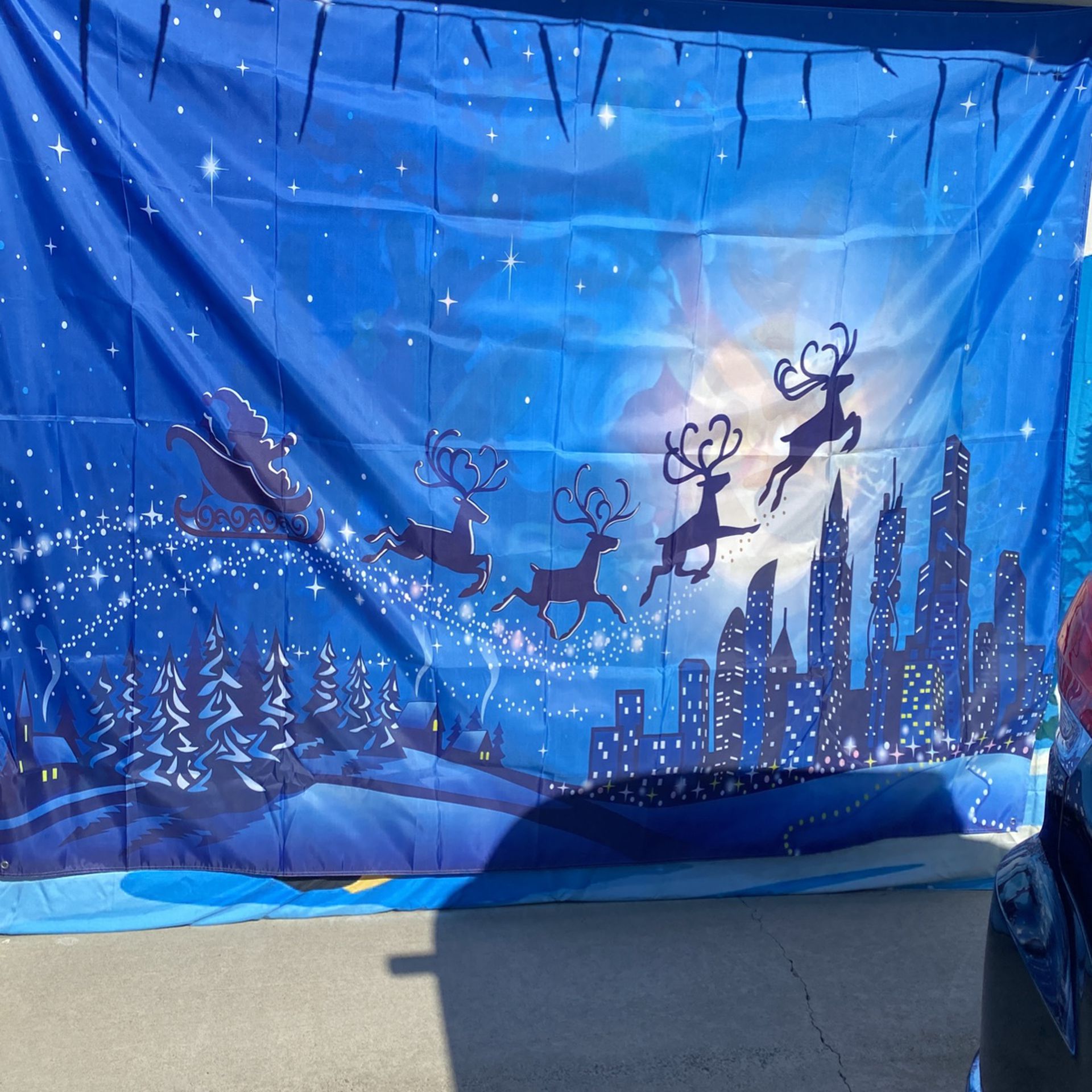Christmas Banner For Garage Door Or Party