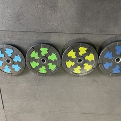 Interlocking Bumpers Plates Set 230lb - Boltfitnesssupply.com