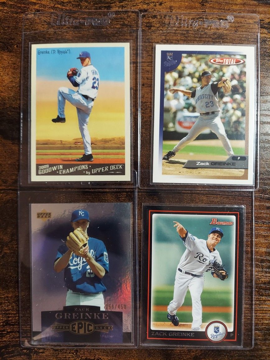 Zack Greinke Baseball Card Collection!!