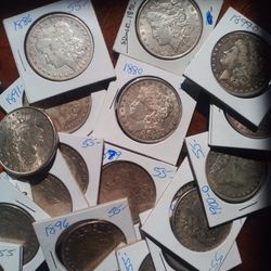 Silver Dollars Over A Hundred Years Ago $43 Each 