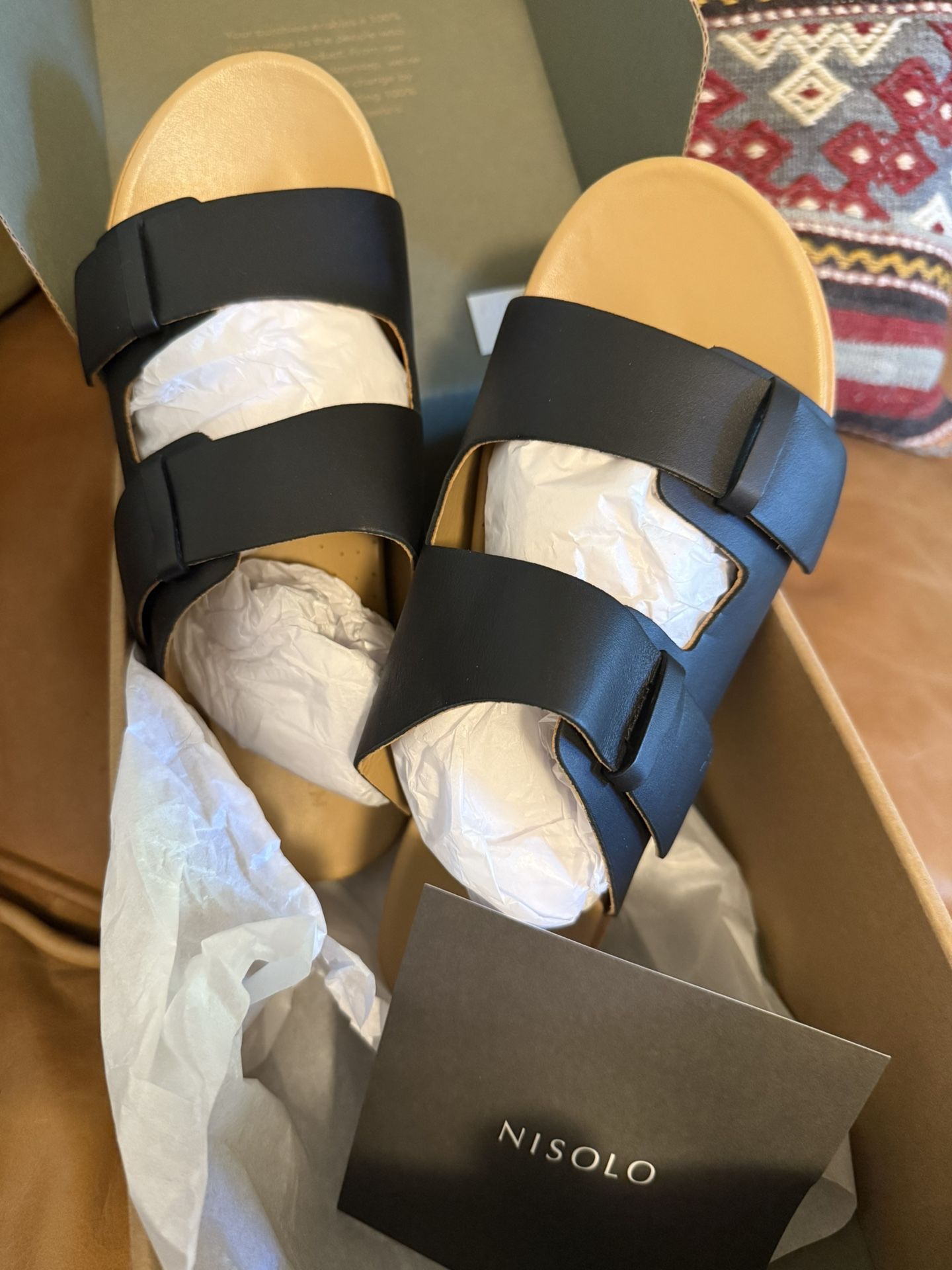 New Unused Nisolo “Ella” Sandals Size 8.5