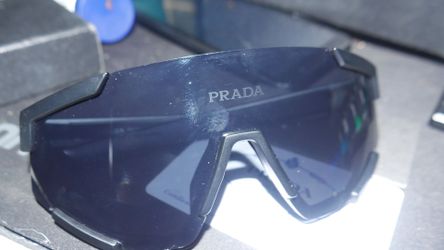 Prada Shield Sunglasses Black