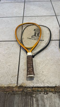 Gold Racketball Racket With Case