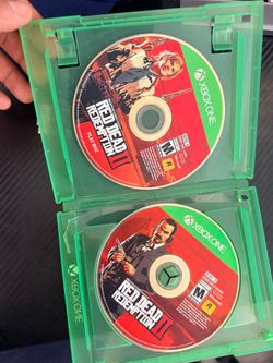Red Dead Redemption 2 xbox disc