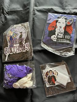 Wednesday Adams Adams Family Birthday Party Decorations 