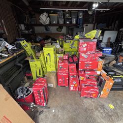 Over 300 Items 60+ Milwaukee 150 Ryobi The Rest Rigid, Dewalt