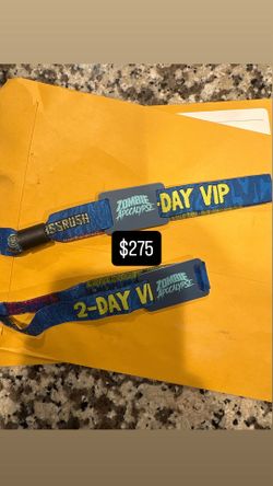 Apocalypse 2 day VIP tickets Zombieland