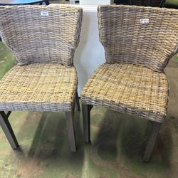 Baxton Studio Never Grey washed Chairs 