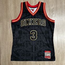 Size Large - Mitchell And Ness Swingman Jersey NBA Basketball Philadelphia 76ers Sixers Allen Iverson Lunar New Year