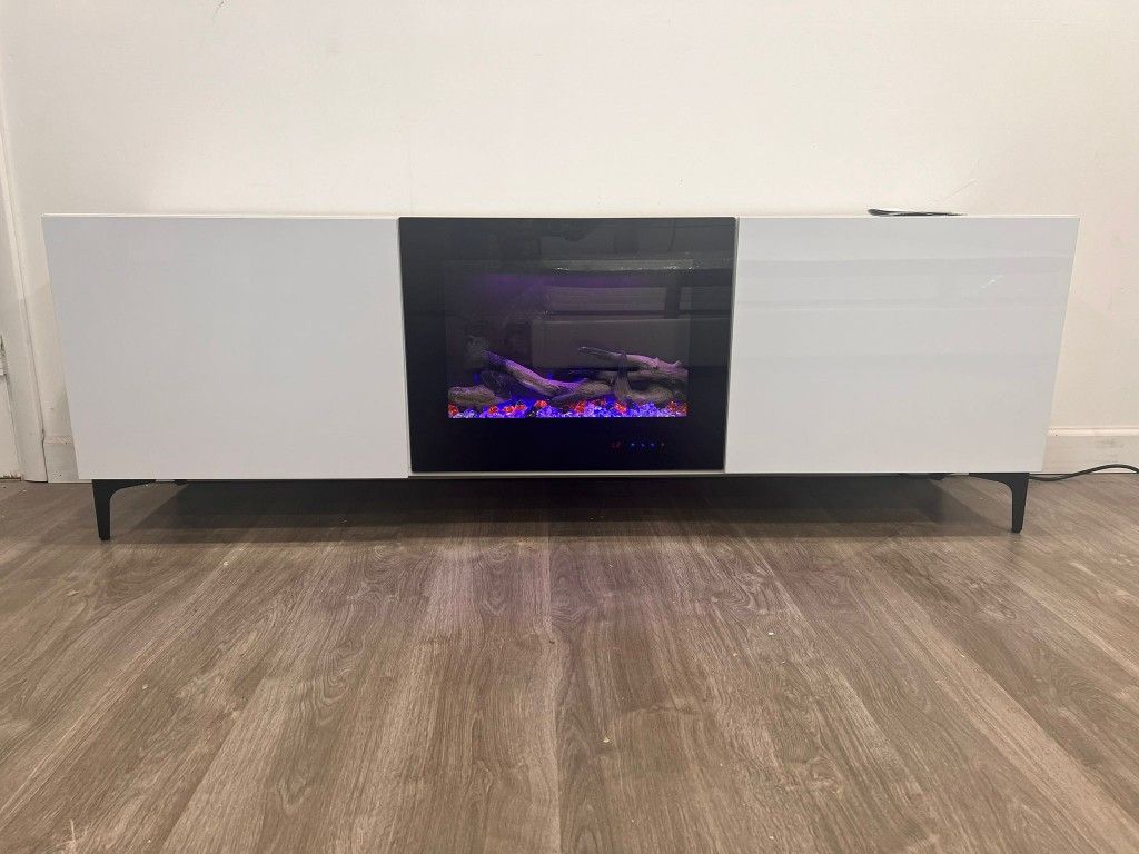 Brand New TV STAND With Fireplace