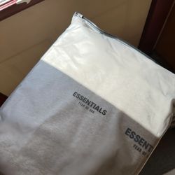 Essentials hoodie light oatmeal