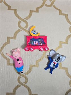 2016 Mcdonalds Sing Happy Meal Toy Rosita Pig & Buster Moon Lot Of 3  NO sounds