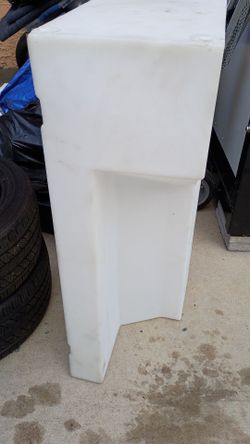 wheel well water tank designed for camper van,