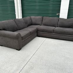 FREE DELIVERY | Grey L Sectional Sofa 