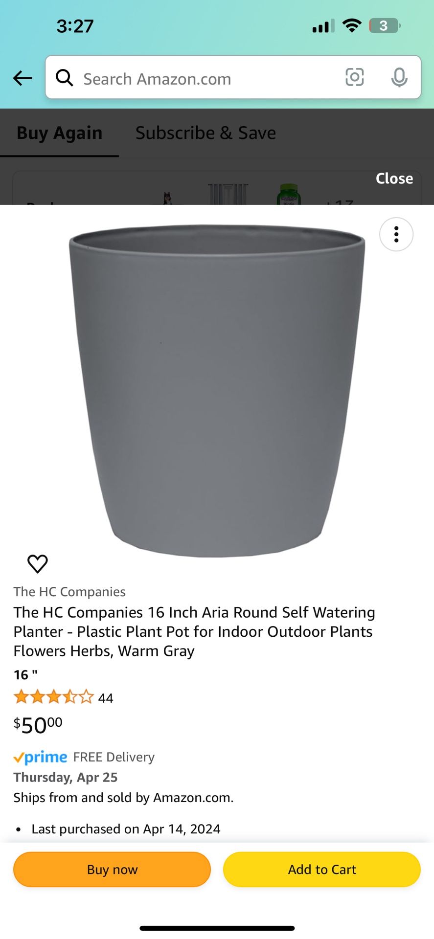 16” Plant pot / planter