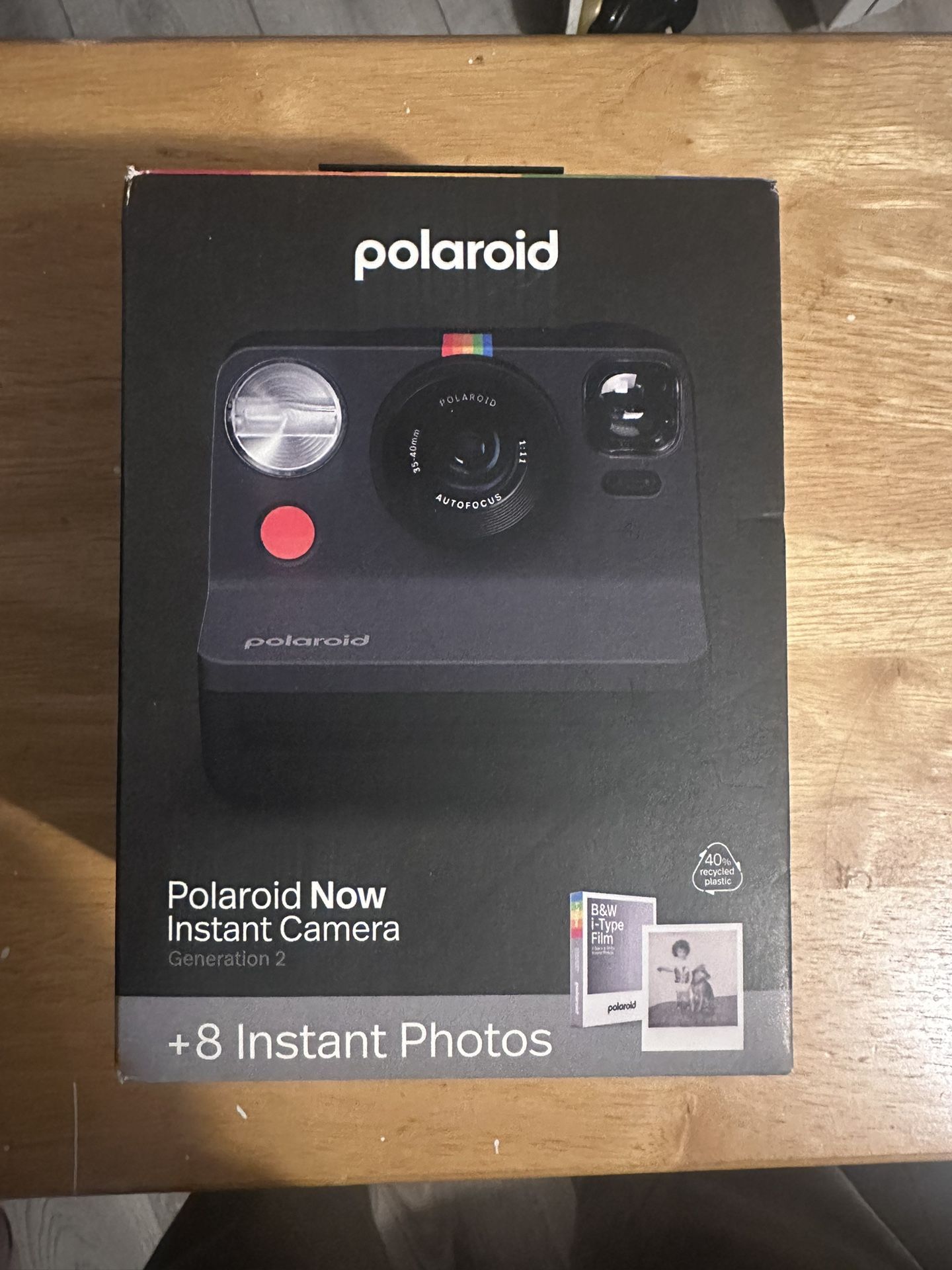 Black Polarid Now Instant Camera  