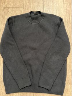 Banana Republic Men’s Black Seed Stitched Crew Sweater Medium