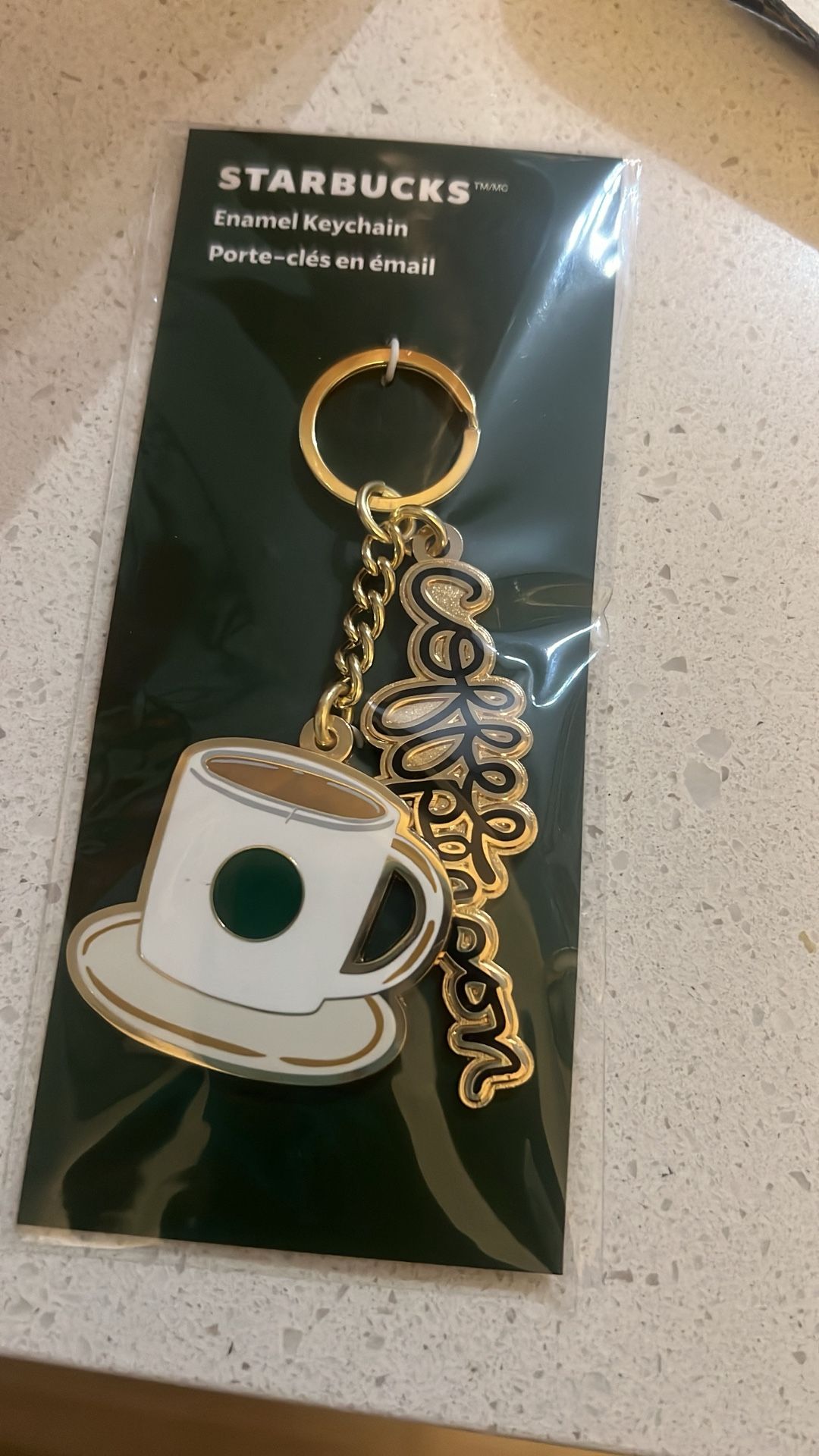 2025 Starbucks Holiday KeyChain “Coffee Person”