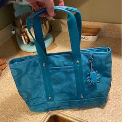 Coach Purse Teal 
