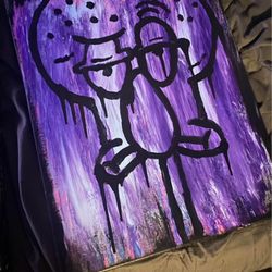 Sad Squidward SpongeBob Painting 16x20