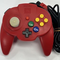Hori Pad Mini Nintendo 64 N64 Controller Red Original Authentic